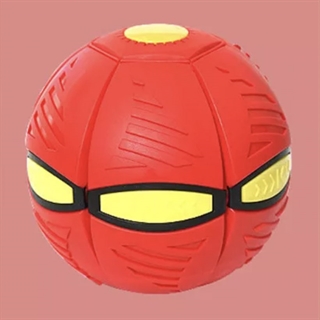 Magisk frisbee UFO bold med lys - Rød